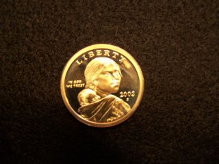 2003 S Native American Sacagawea Dollar Gem Deep Cameo Proof Us Coin photo