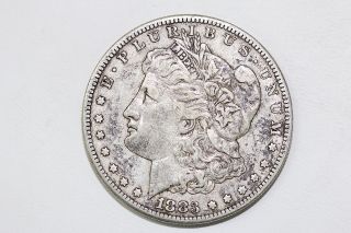 1883 S Morgan Silver Dollar 90% Silver San Francisco photo
