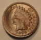 1909 Indian Head Cent Depressed Die Error Choice Unc Brown Old Us Coin Ede8 - 42 Small Cents photo 1