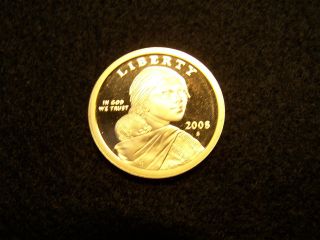 2008 S Native American Sacagawea Dollar Gem Deep Cameo Proof Us Coin photo