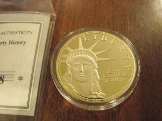 Statue Of Liberty - Enlightening The World Commemorative Coin photo