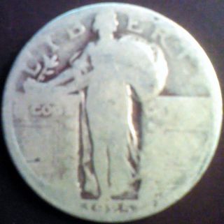 1925 P Standing Liberty Quarter 90% Silver photo