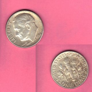 1964 D Roosevelt Dime 90% Silver Coin Denver photo