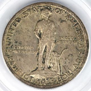 1925 Lexington Commemorative Silver Half Dollar 50c Pcgs Ms64 Lustrous Toning photo