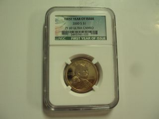 2000 - S Sacagawea Dollar,  Ngc Pf 69 Ultra Cameo,  First Year Of Issue photo