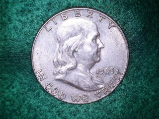 1963 - D Franklin Half Dollar (fhd1963d020) photo