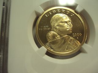 2000 - S Sacagawea Dollar,  Ngc Pf 69 Ultra Cameo photo