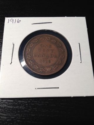 1916 Large Canadian Cent photo