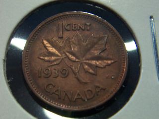 1939 Canada Cent Au Brown photo