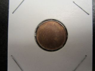 Rare Canadian One Cent Blank No Picture No Number No Letter Just Blank photo