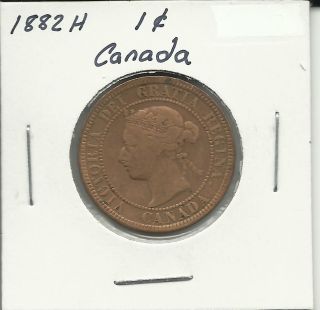 1882 - Canadian 1 Cent Coin (10025) photo