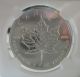 1989 Canada $5 Silver Maple Leaf - Bullion Issue - Ngc Ms66 Coins: Canada photo 3