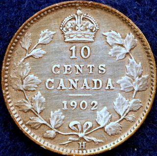 1902 - H Km - 10 Canada Edward Vii Ten Cents photo
