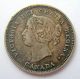 1883h Five Cents Vf - 30 Scarce Date Vf - Ef Key Victoria Half Dime Coins: Canada photo 3