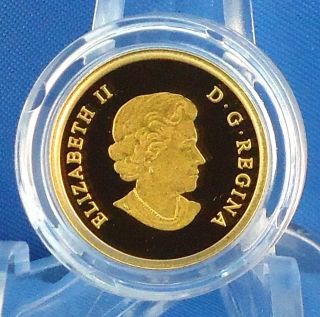 2013 Caribou – 1/10 Oz.  Pure Gold $5 Coin - “o Canada” Series Fourth Coin photo