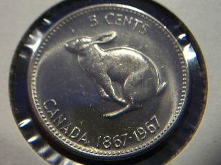 1967 Canada Nickel Gem Bu Proof - Like Finish photo