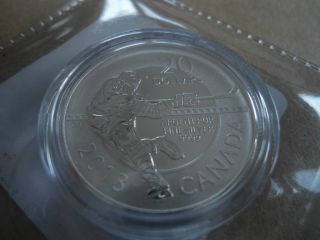 $20 For $20 Coin 9999 Silver 2013 Hockey Player photo