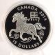 2014 Year Of The Horse 1 Oz.  Fine Silver $15 Proof Coin Limited Mintage Coins: Canada photo 3