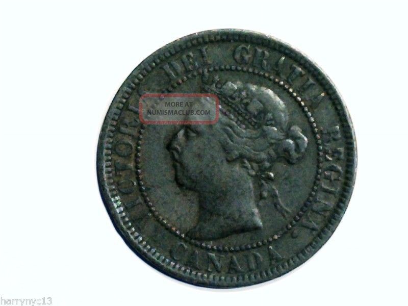 1901 Canada Large Cent Victoria One Penny