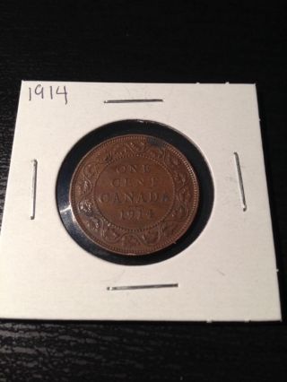 1914 Canadian Large Cent photo
