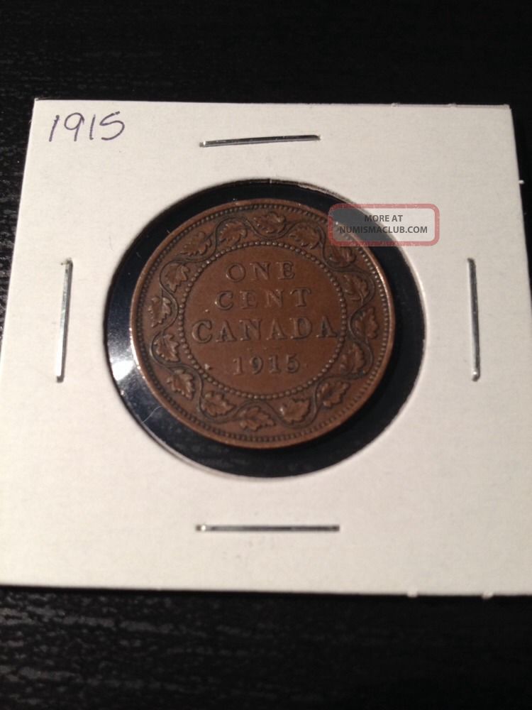 1915 Canadian Large Cent Coins: Canada photo