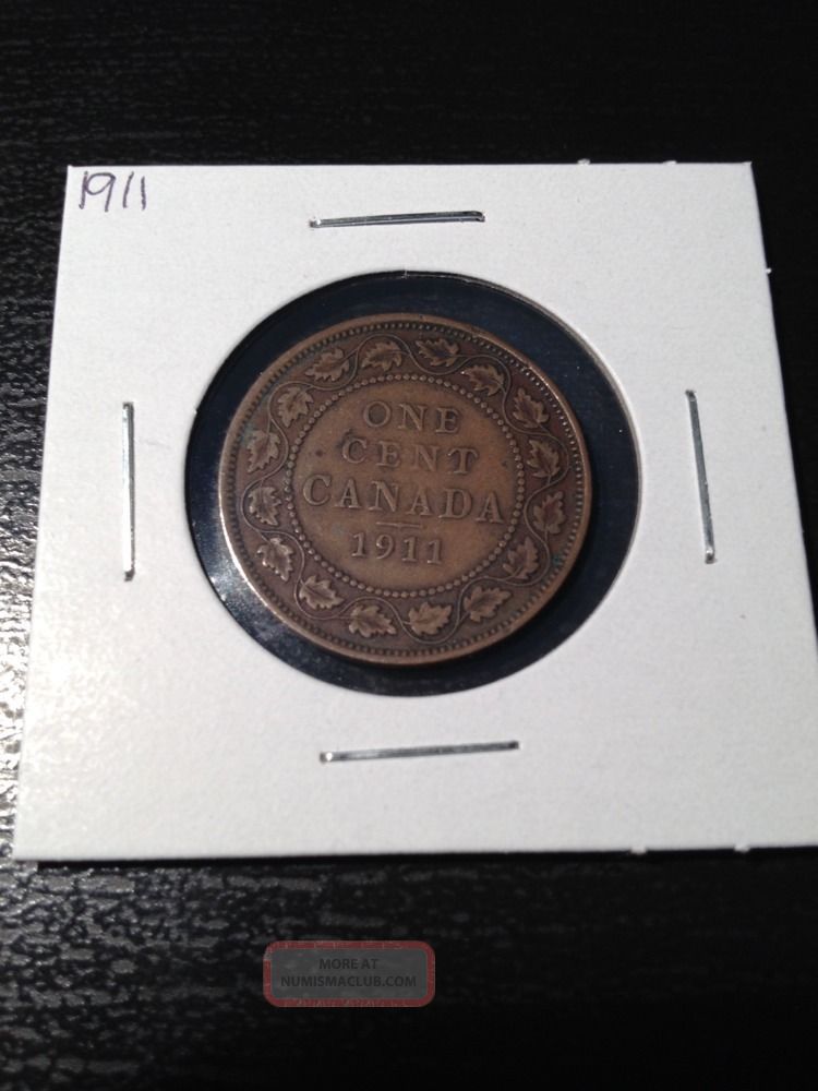 1911 Canadian Large Cent Coins: Canada photo