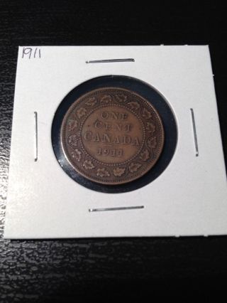 1911 Canadian Large Cent photo