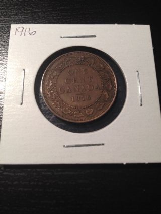 1916 Canadian Large Cent photo