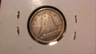 1937 Canada 10 Cent Silver Coin 2.  33 Grams.  800 Silver photo