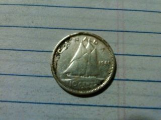 1940 Canadian Silver Dime photo