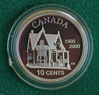 2000 Canada 10 Cent Proof Coin - Credit Union - Desjardins - Commemorative photo