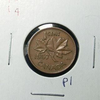 1957 Canada Small Cent - Great Colectible. photo