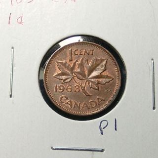 1963 Canada Small Cent - Great Colectible. photo