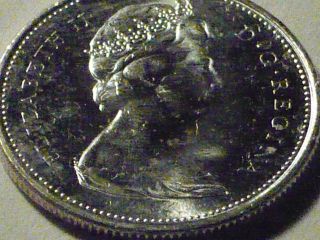 1965 Canada 80% Silver 25 Cents Bu /uncirculated Quarter Dollar photo