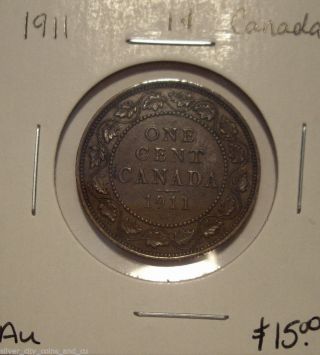 Canada George V 1911 Large Cent - Au photo