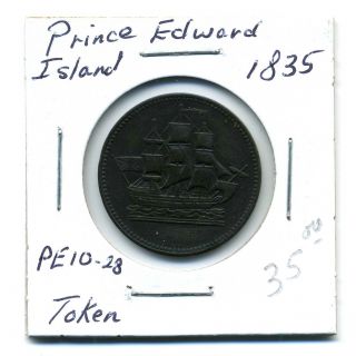 Prince Edward Island Token 1835,  Vf+ photo