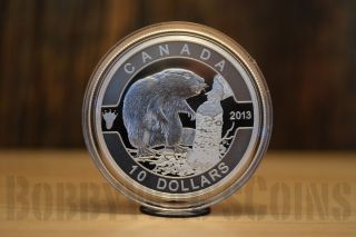 1/2 Oz Fine Silver Coin - The Beaver (2013) photo