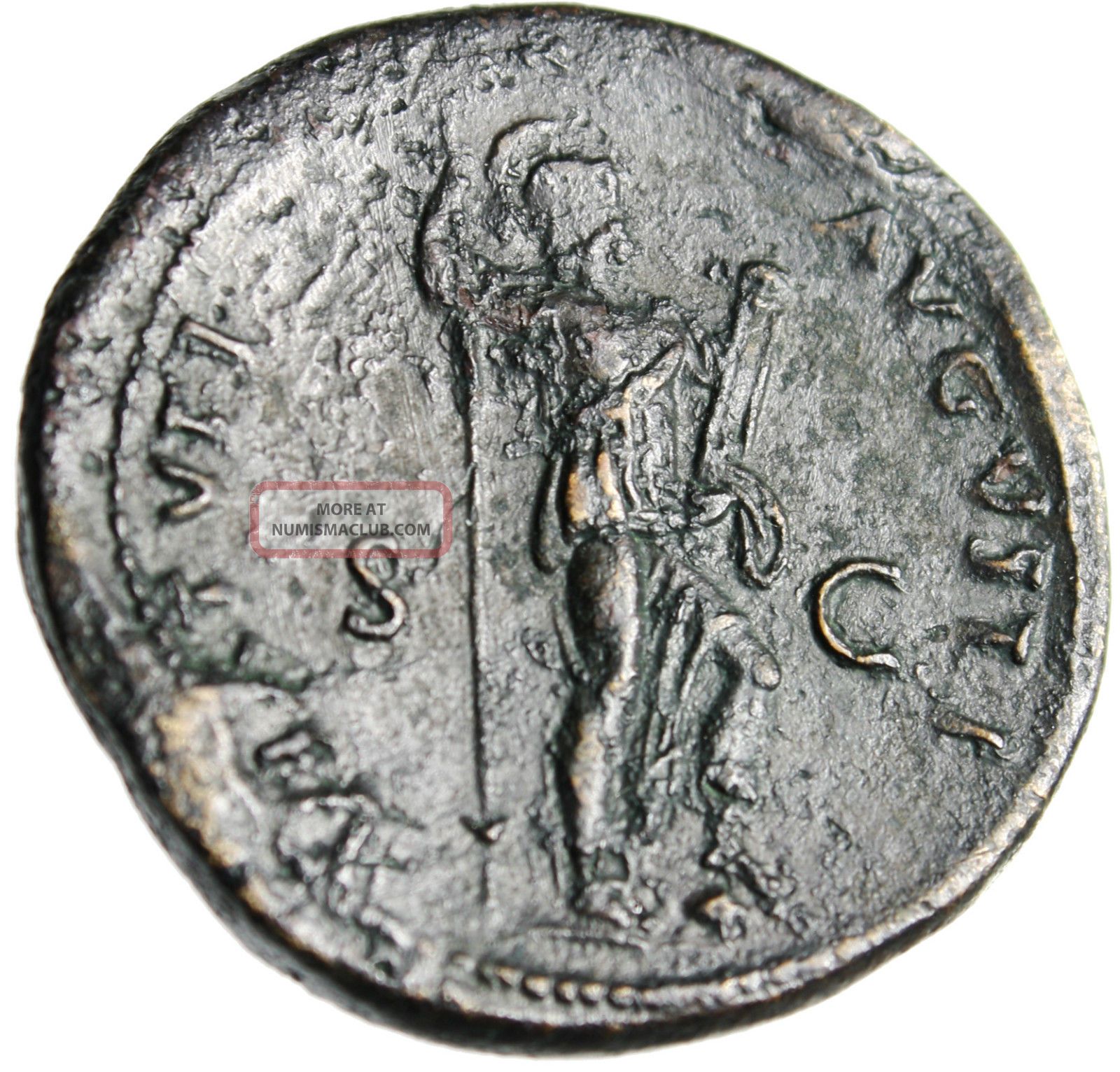 Domitian Ae Dupondius " Virtus, Cos Xii " Ric Ii 499 Var ...