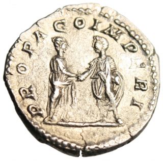 Plautilla Silver Ar Denarius 