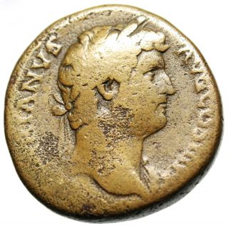 Hadrian Ae Sestertius 