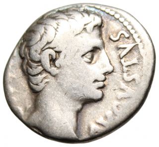 Augustus Silver Denarius 