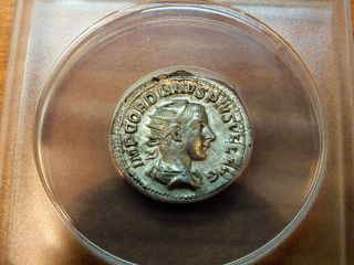 Ad 239 Roman Gordian Iii Antoninianus Anacs Ef45+ & photo