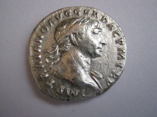 Roman Silver Denarius Of Imp.  Traian,  98 - 117 A.  D. photo