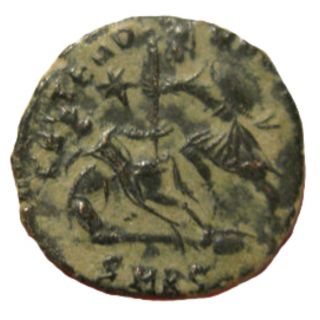 Ng Ancient Roman Coin Constantius Ii & Horse Man A $285.  00 Value photo
