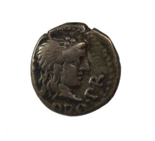Rare M.  Porcius Cato Ar Quinarius 47 - 46 Bc Africa Roman Republic Coin photo