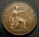 Old United Kingdom Gb 1907 1 Farthing Edward Vii Seated Britannia Coin UK (Great Britain) photo 1