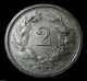 Switzerland 1945 B 2 Rappen The Swiss Escutcheon,  On A Crown Coin Coins: World photo 1