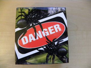 2012 Tuvalu $1 Deadly & Dangerous Series - Funnel Web Spider Proof, photo