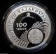 Kazakhstan: 2009 Silver Sport Coin 100 Tenge Fifa 2010 World Cup S.  Africa Prf Asia photo 1
