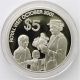 Zealand: 2001 Royal Visit To Nz,  $5 Dollar Silver Proof Coin,  Rare Australia & Oceania photo 1